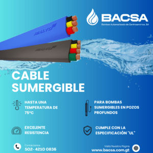 Cable sumergible